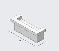 Стойка ресепшен 10 белый