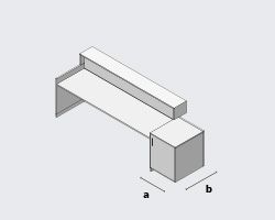 Стойка ресепшен 24 белый